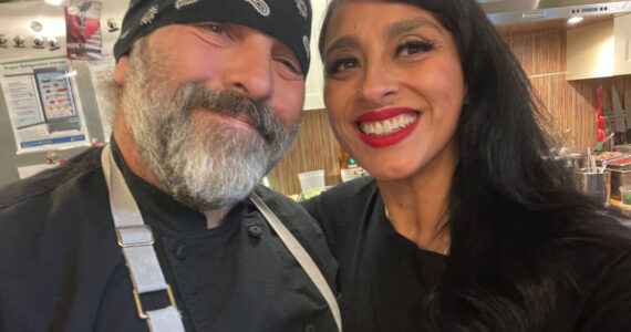 Together, Crystal Madrigal and Chef Thomas Litrenta are the vision behind the Chef in the Black Bandana which feed Whidbey Island through their Italian Market, Bandana’s Street Food and Bandana’s Catering.