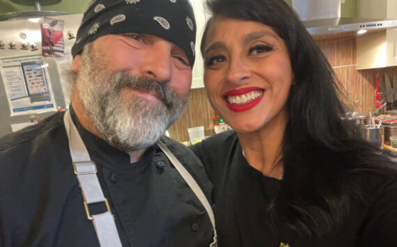 Together, Crystal Madrigal and Chef Thomas Litrenta are the vision behind the Chef in the Black Bandana which feed Whidbey Island through their Italian Market, Bandana’s Street Food and Bandana’s Catering.