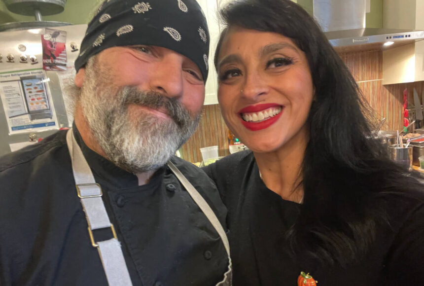 <p>Together, Crystal Madrigal and Chef Thomas Litrenta are the vision behind the Chef in the Black Bandana which feed Whidbey Island through their Italian Market, Bandana’s Street Food and Bandana’s Catering.</p>