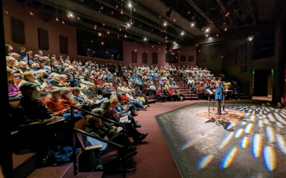 Photo provided
Nancy Pearl packed the WICA auditorium at her event in 2022.