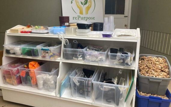 Photo provided
Plenty of art supplies and giftwrapping materials can be found at the new rePurpose reuse and recycling center.