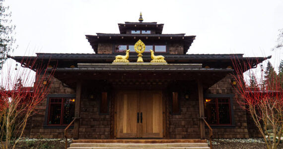 The Kilung Foundation meets at the Phagtsok Gedun Choling Temple in Clinton. (Photo by Sam Fletcher)