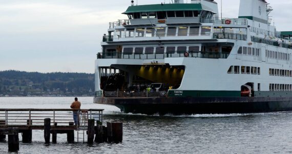 South Whidbey Record file photo
The Tokitae ferry prepares to dock.