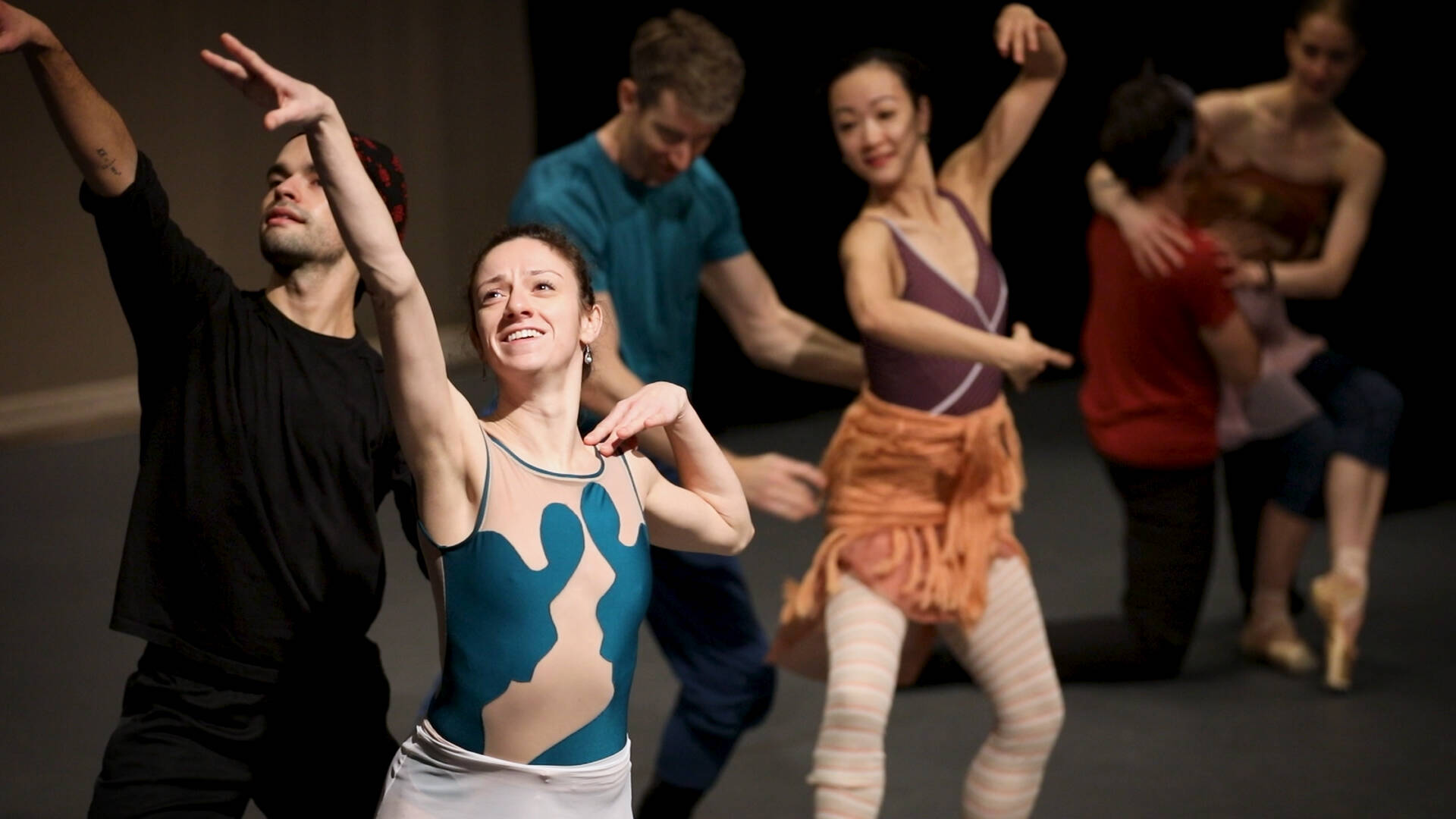 (Photo provided)
Dancers on stage during a recent rehearsal of “Let It Snow: A Holiday Revue.”