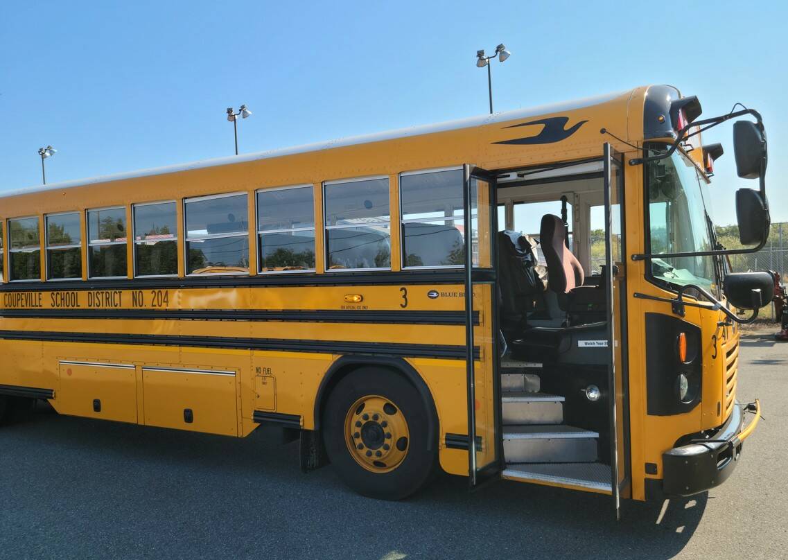 (Photo provided)
A bus that serves students in the Coupeville School District.