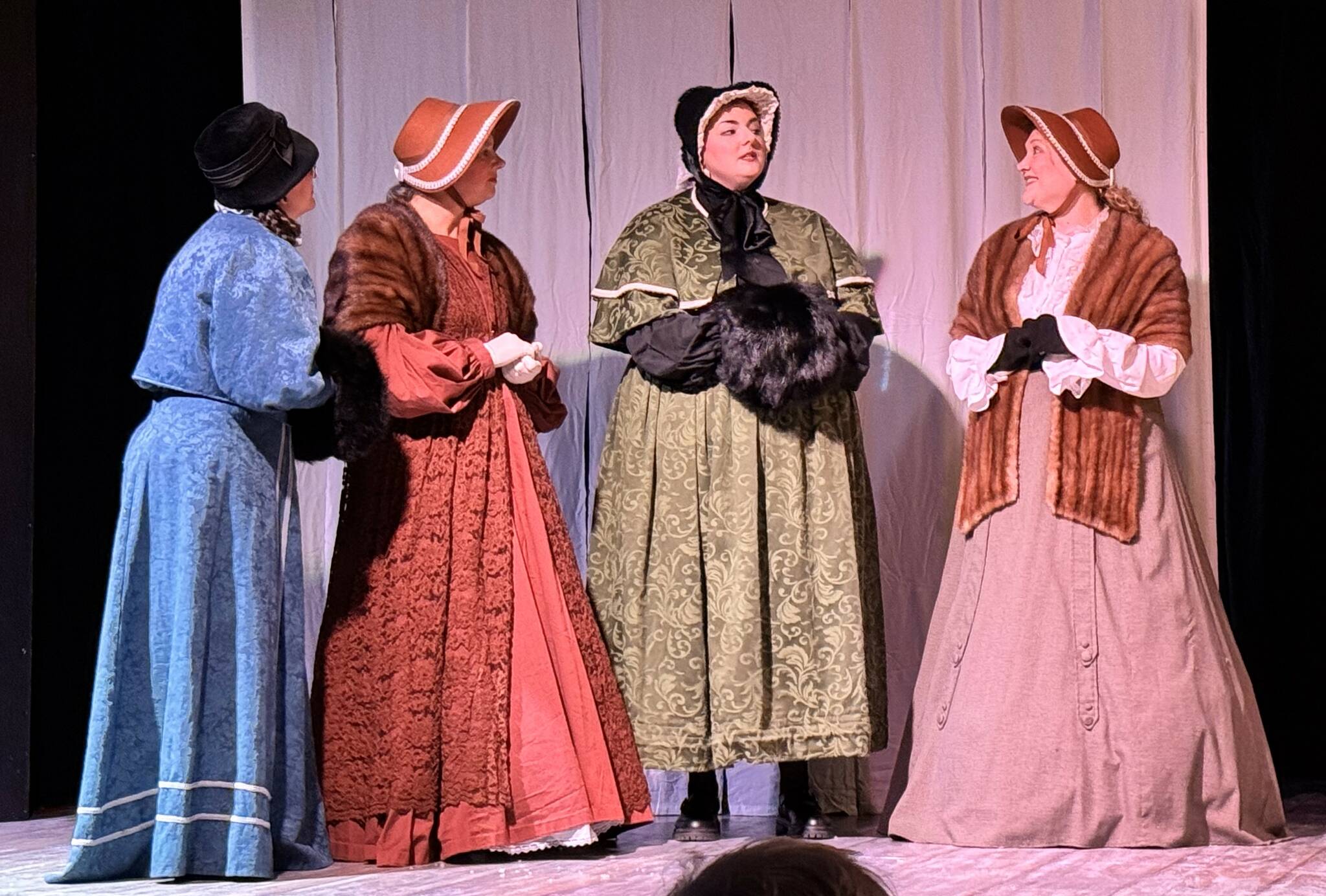 The Madrigals (at left, Katrina Johnson, Kelly Powers, Meagan Leigh Smith and Amy Jones). (Photo by Parmenter)