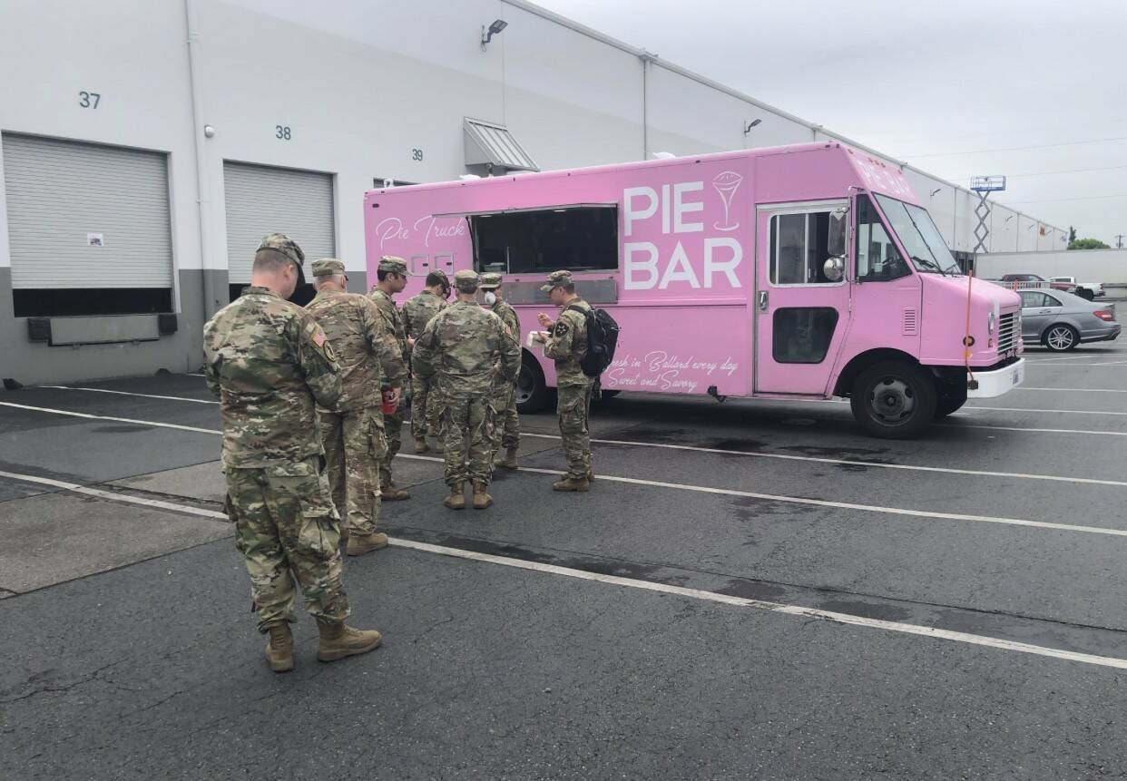 Pie Bar holds contracts with military bases across the state to serve pie to service members. (Photo provided)