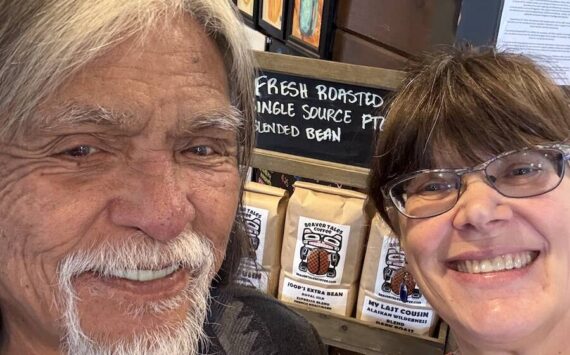 Michelle Cladusbid, with her husband Tony Cladusbid own Beaver Tales Coffee in Coupeville.